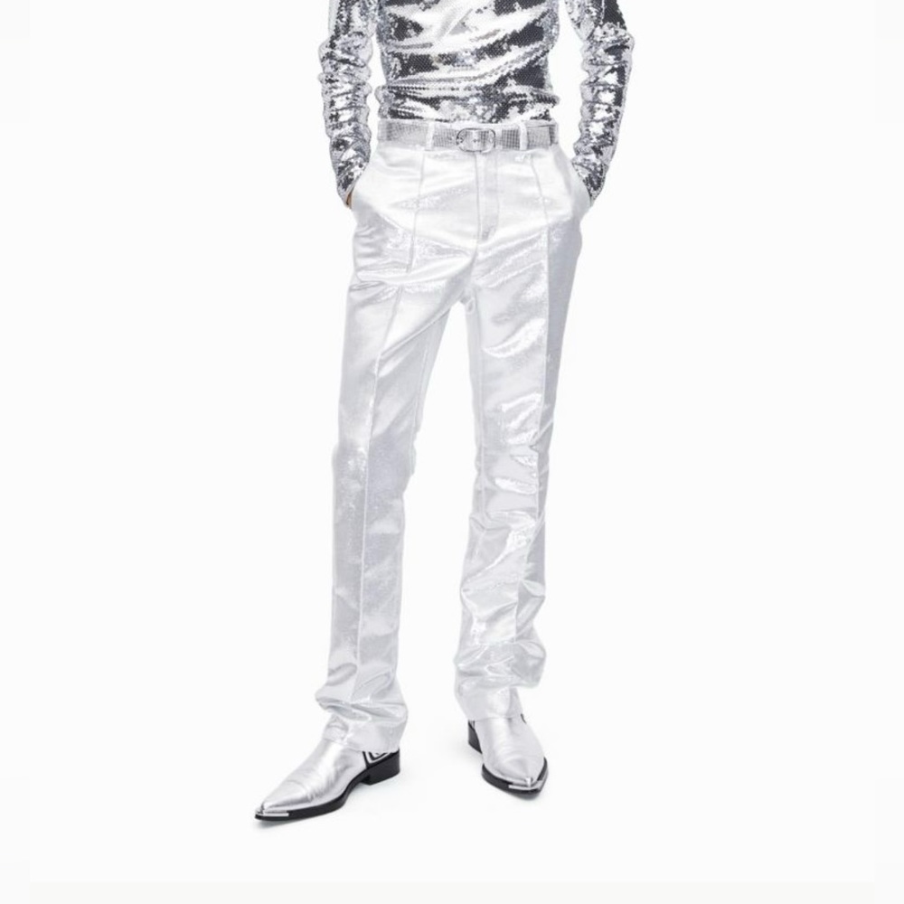 H&M Rabanne • 
rabanne H&M. Sleek, tailored-style pants